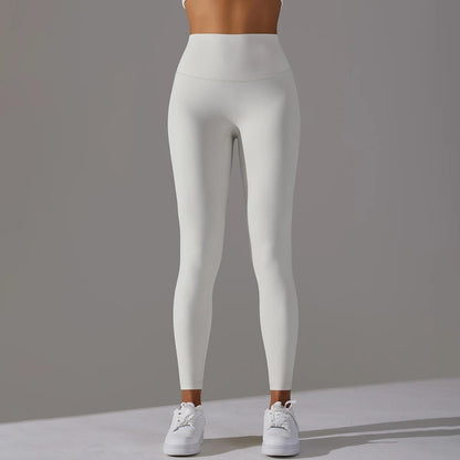 Leggings Damen in Weiß, atmungsaktiv und bequem
