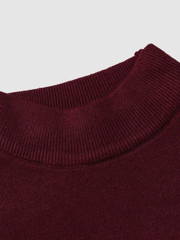 Herren Rollkragenpullover Slim Fit Modern