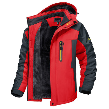 Herren Outdoorjacke Wasserdicht Warm Isoliert