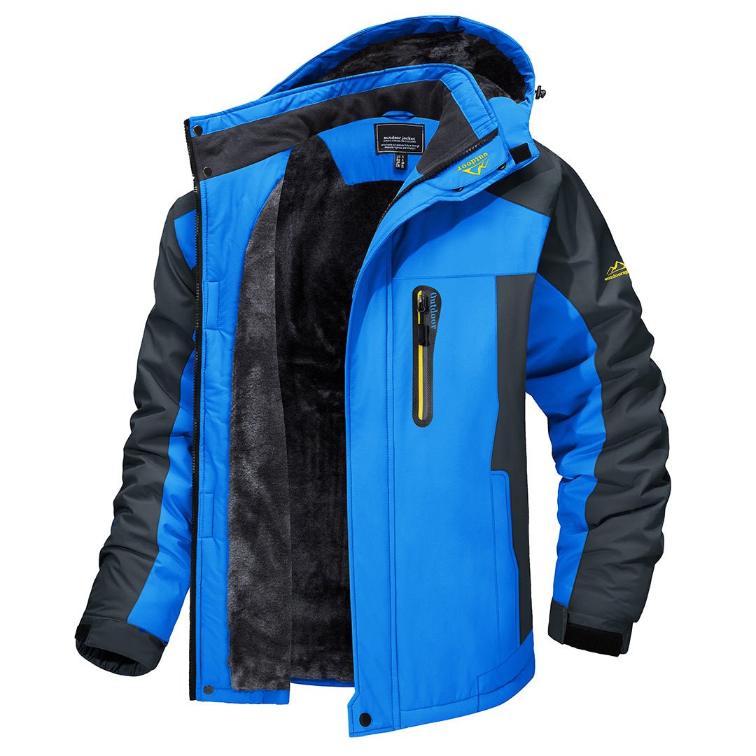 Herren Outdoorjacke Wasserdicht Warm Isoliert