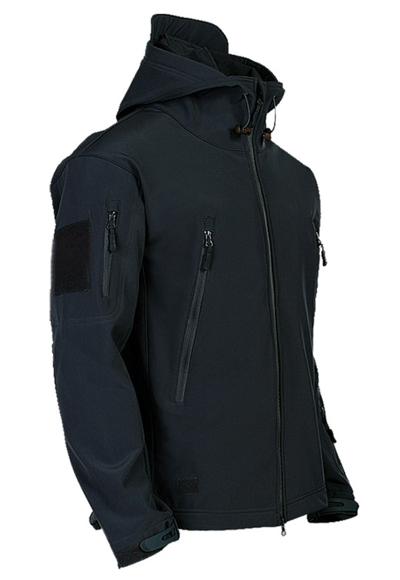 Herren Softshelljacke Wasserdicht Mit Kapuze Warm - Norvielle