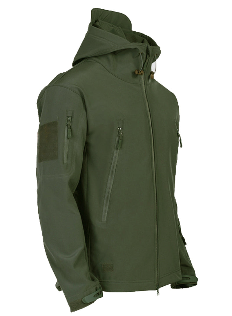 Herren Softshelljacke Wasserdicht Mit Kapuze Warm