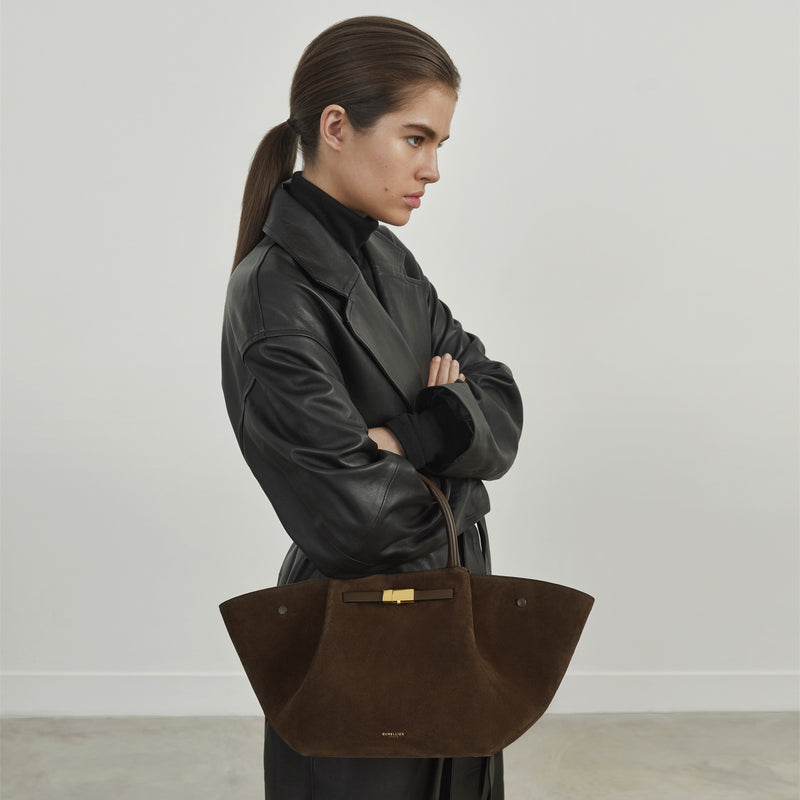 Elegante Damen Leder-Tote Tasche Vielseitig Alltag - Norvielle
