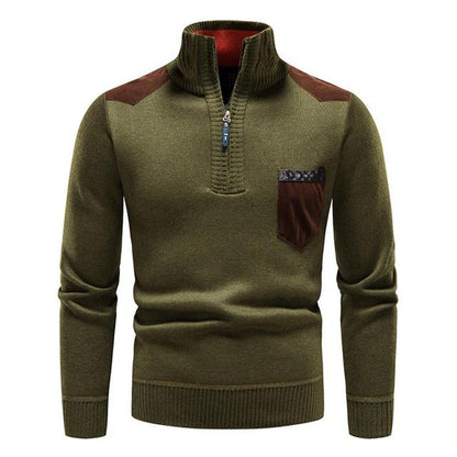 Herren Pullover Merinowolle Warm Bequem
