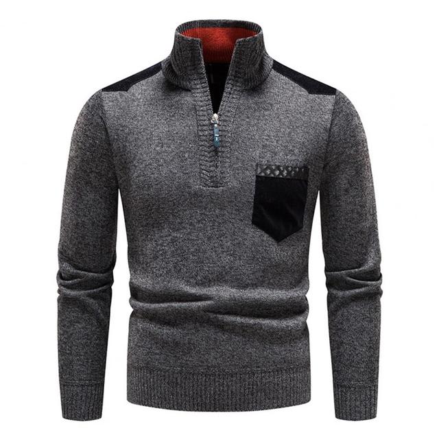 Herren Pullover Merinowolle Warm Bequem