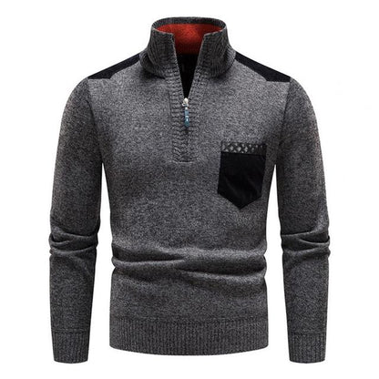 Herren Pullover Merinowolle Warm Bequem