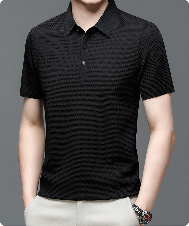 Herren Poloshirt Atmungsaktives Mesh Qualität