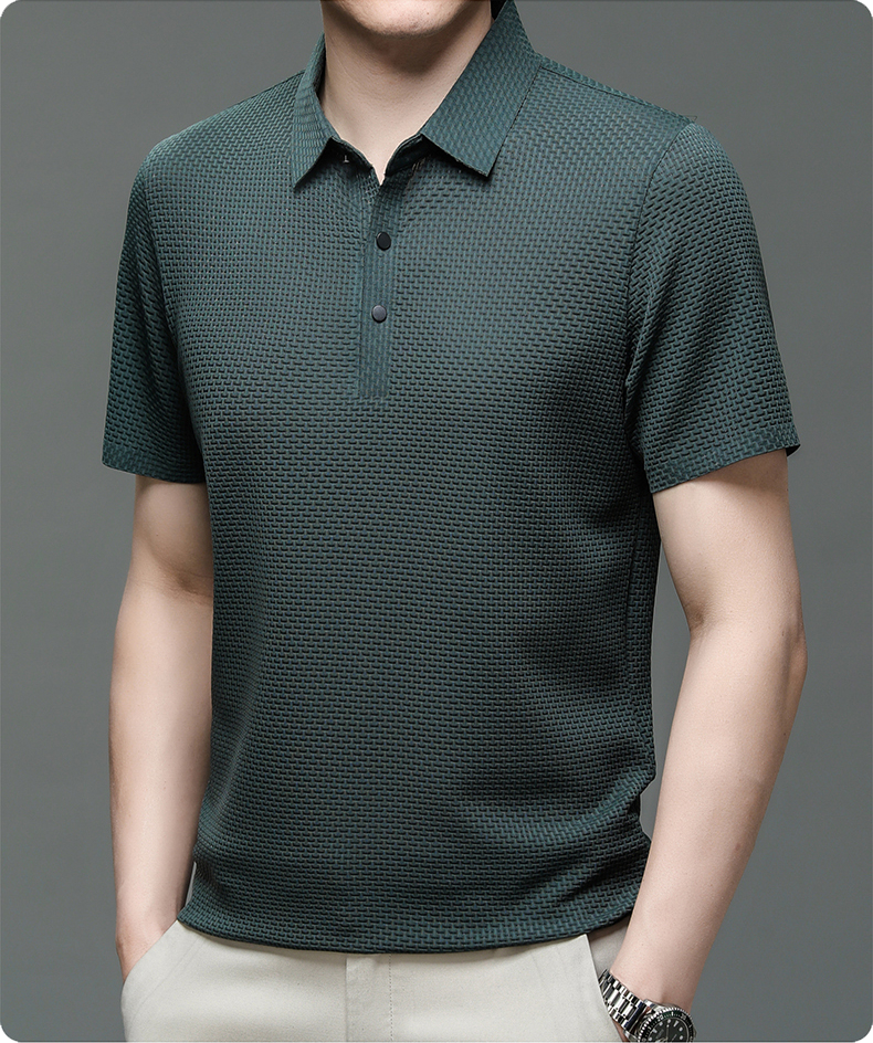 Herren Poloshirt Atmungsaktives Mesh Qualität