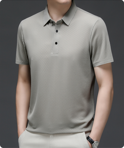 Herren Poloshirt Atmungsaktives Mesh Qualität
