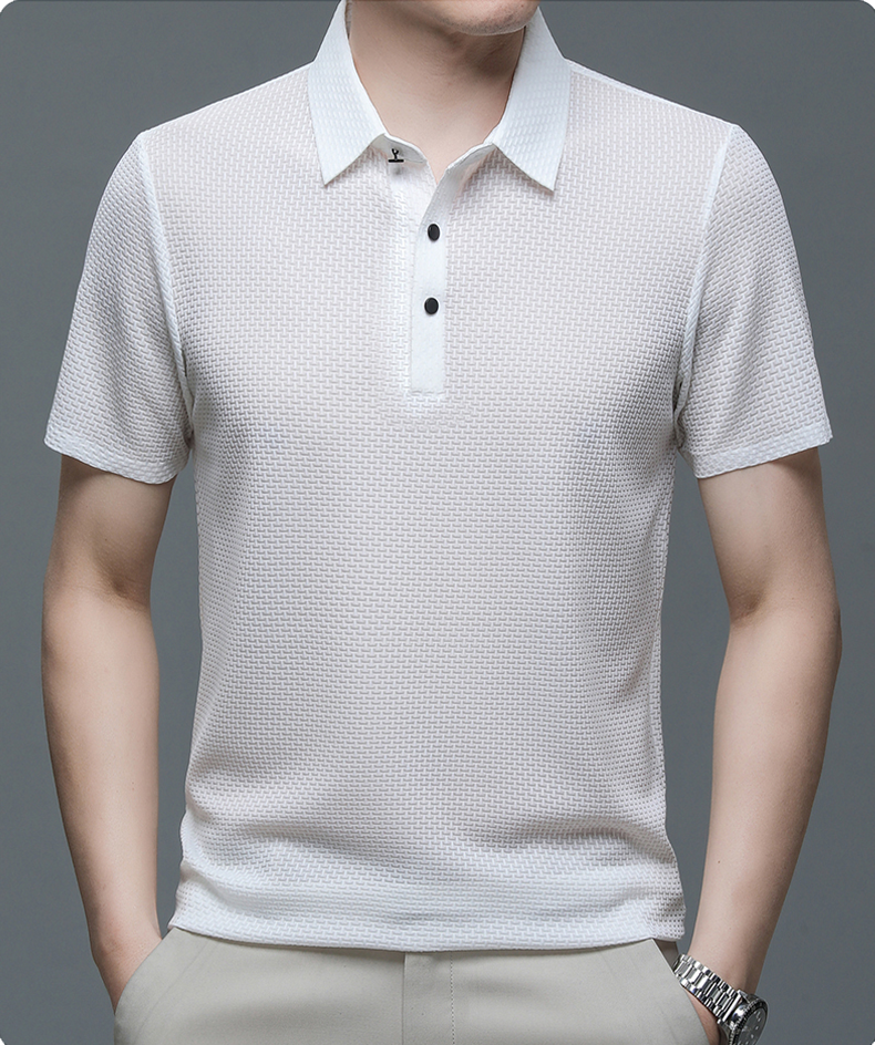 Herren Poloshirt Atmungsaktives Mesh Qualität