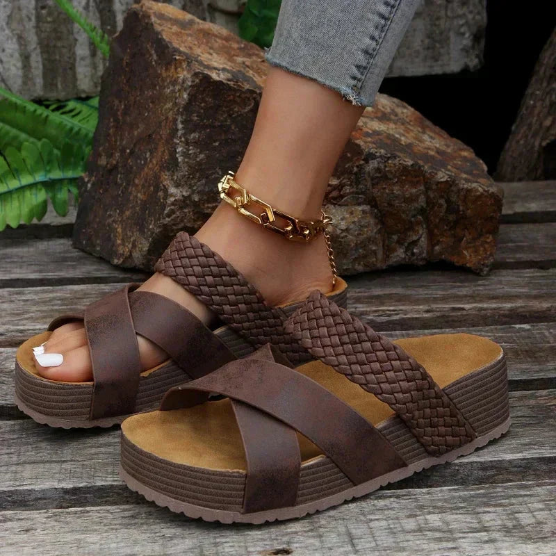 Damen Orthopädische Plateau-Sandalen Bequem SommerSchuhe - Norvielle