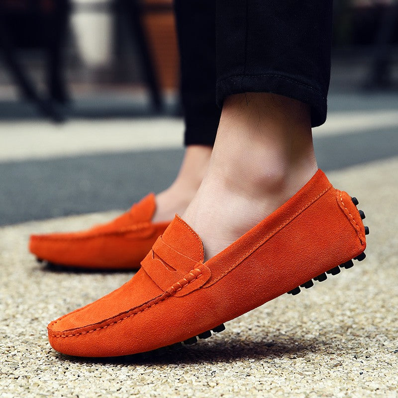 Damen Mocka Loafers Schuhe Modern Lederschuhe