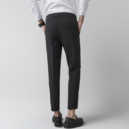 Herren Slim-Fit-Hose Elfenbein Elegant