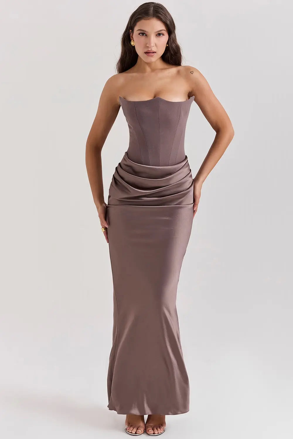 Damen Maxikleid Elegantes Langkleid Komfortabel - Norvielle