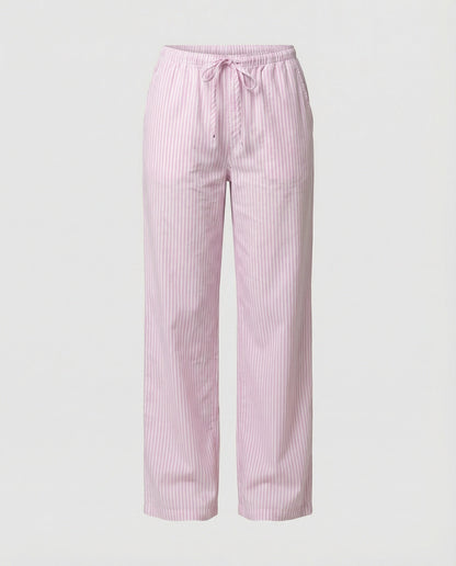 Damen Schlafhose Bequem Baumwolle Kordelzug