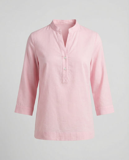 Damen Bluse Stehkragen Modern Eleganz