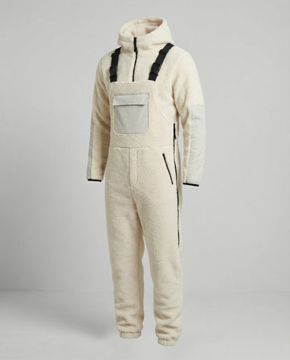 Herren Steppoverall Bequem Mit Verstellbarer Kapuze