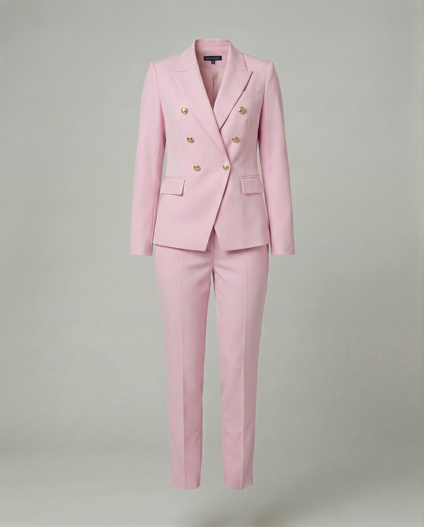 Damen Blazer Set Schick Modern Knopf