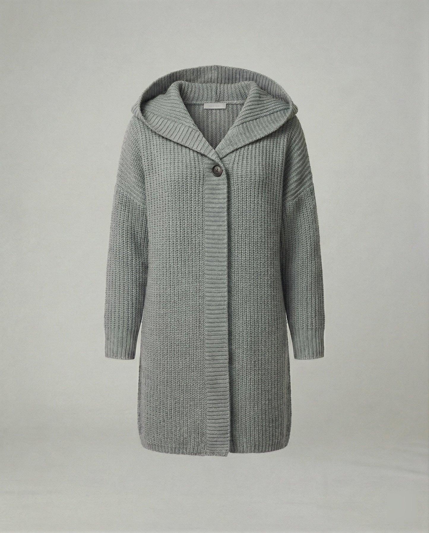 Damen Wolle Weste mit Kapuze Modern