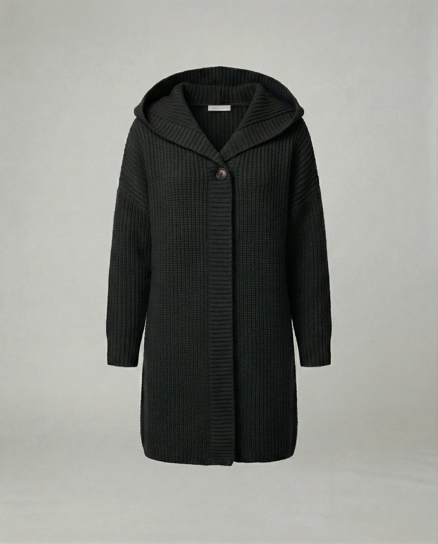 Damen Wolle Weste mit Kapuze Modern
