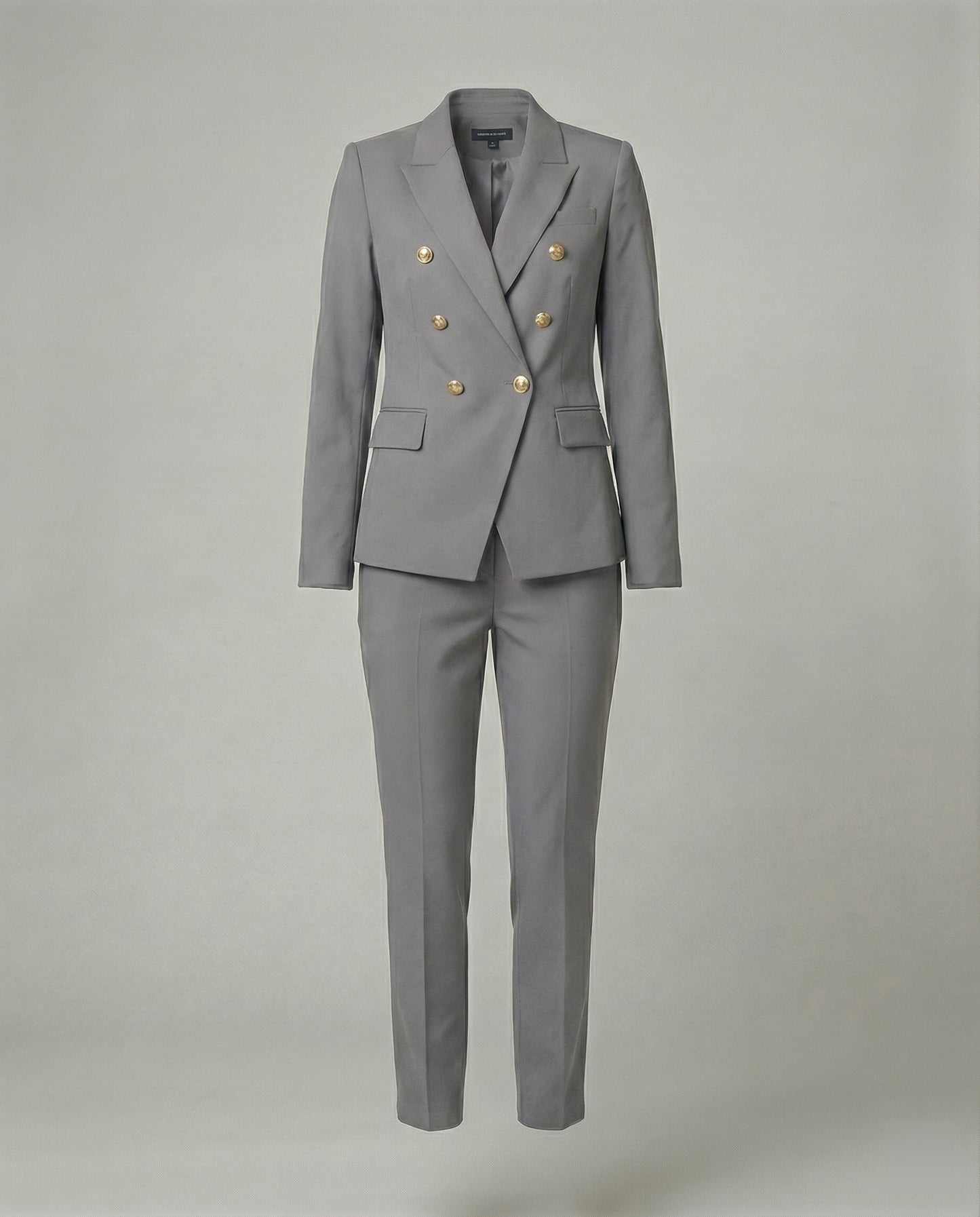 Damen Blazer Set Schick Modern Knopf