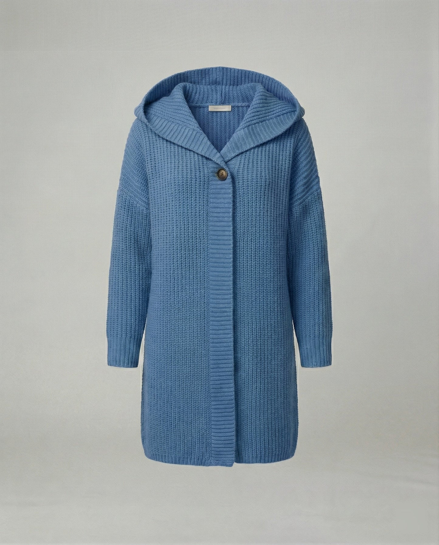 Damen Wolle Weste mit Kapuze Modern