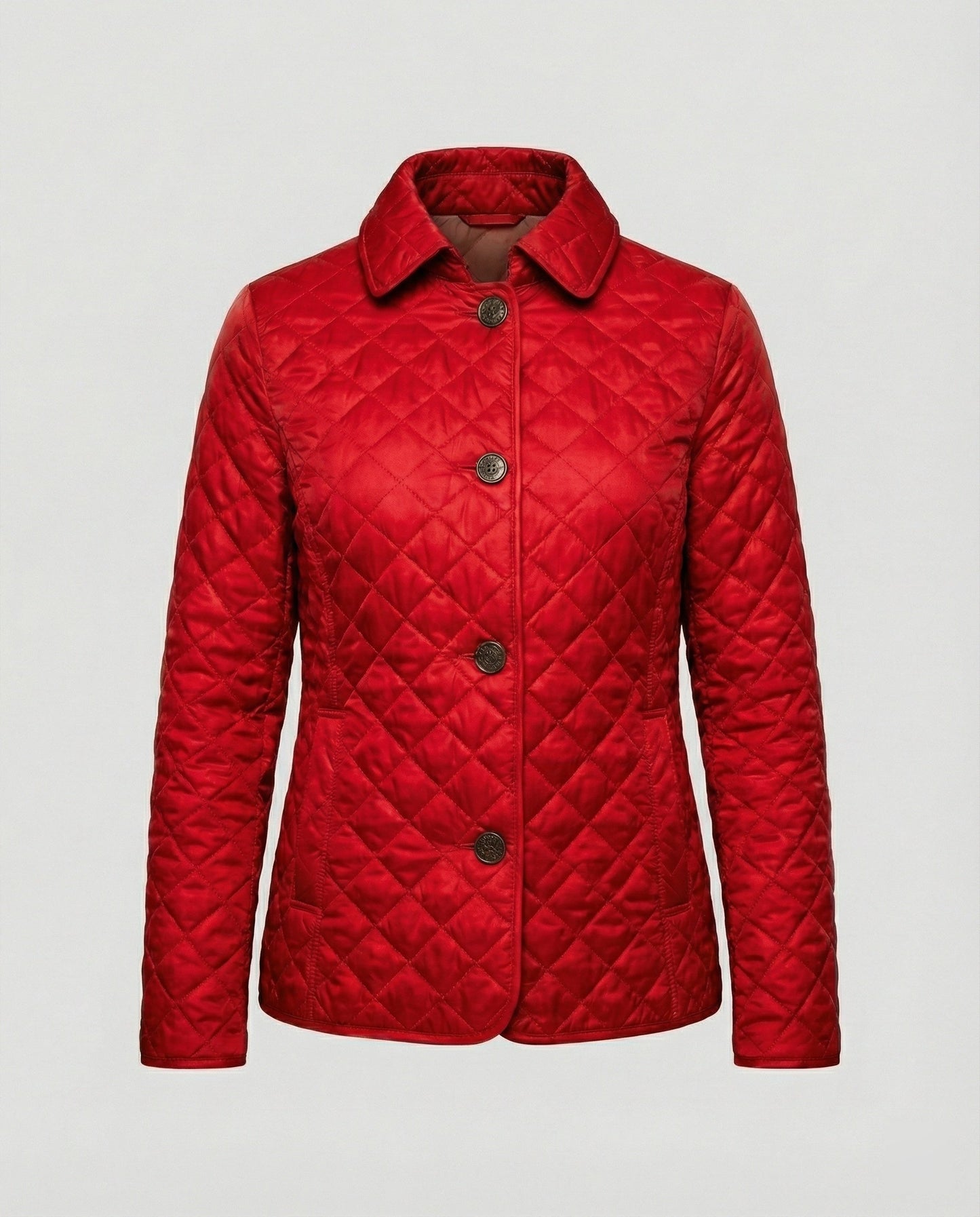 Damen Taillierte Jacke Warm Modern