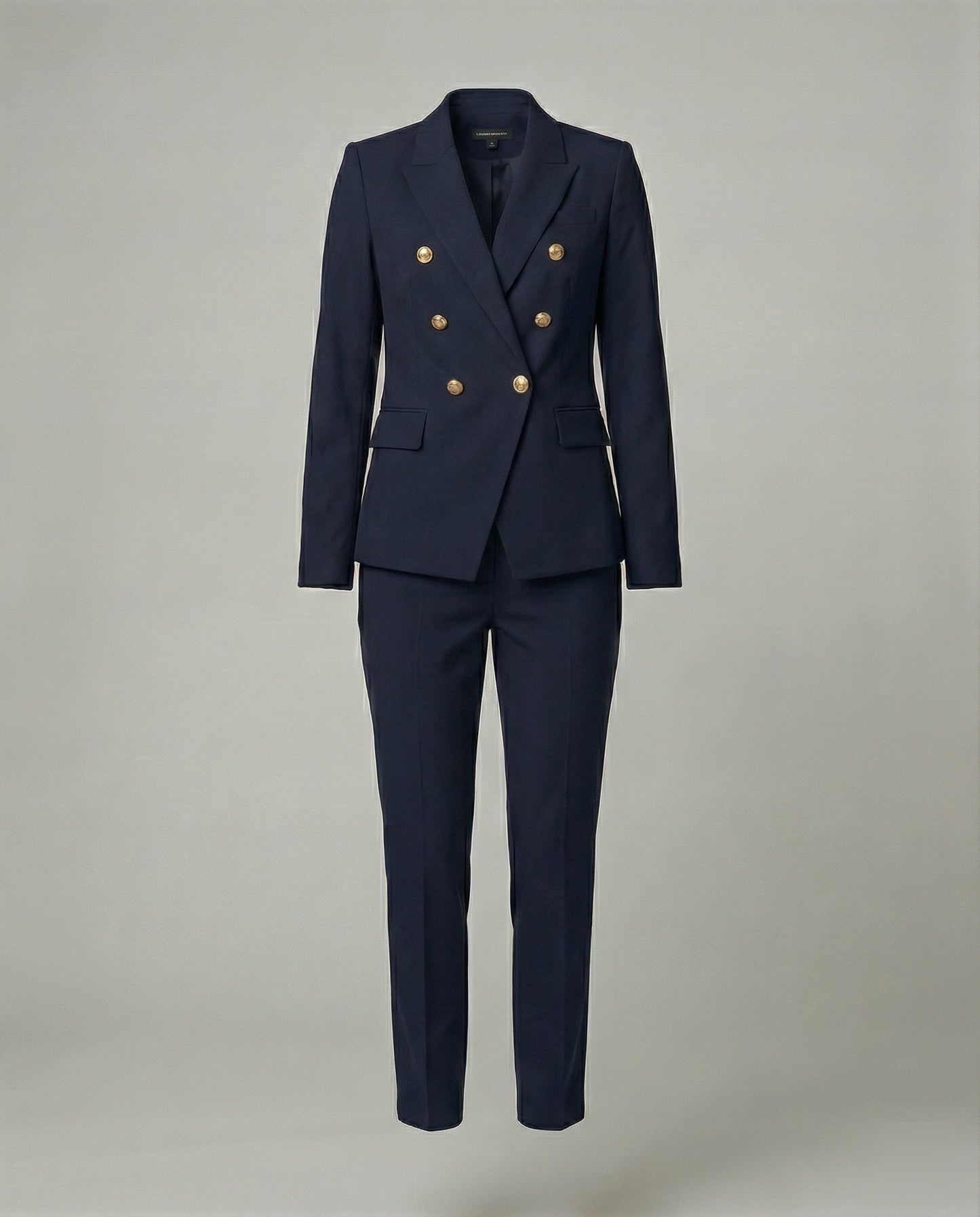 Damen Blazer Set Schick Modern Knopf