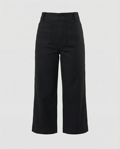 Damen Weite Hose Bequem Modischer Schnitt
