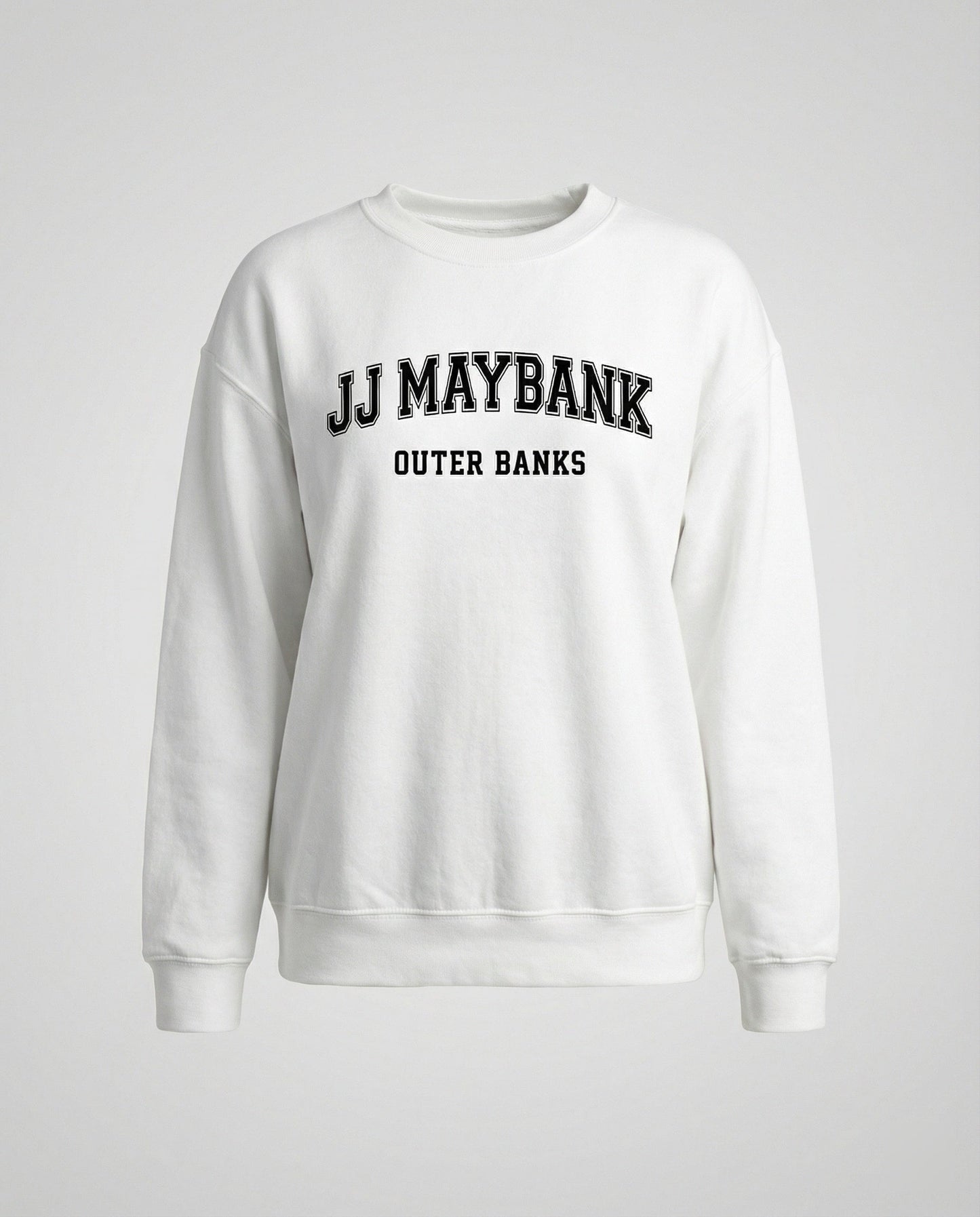 Unisex Pullover Rundhals Modern Groß