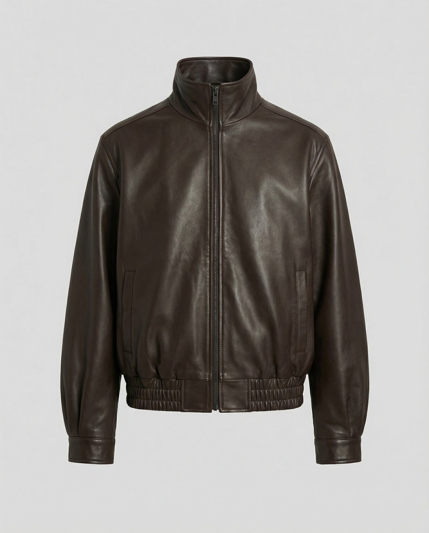 Damen Lederjacke Bikerstil PU-Leder