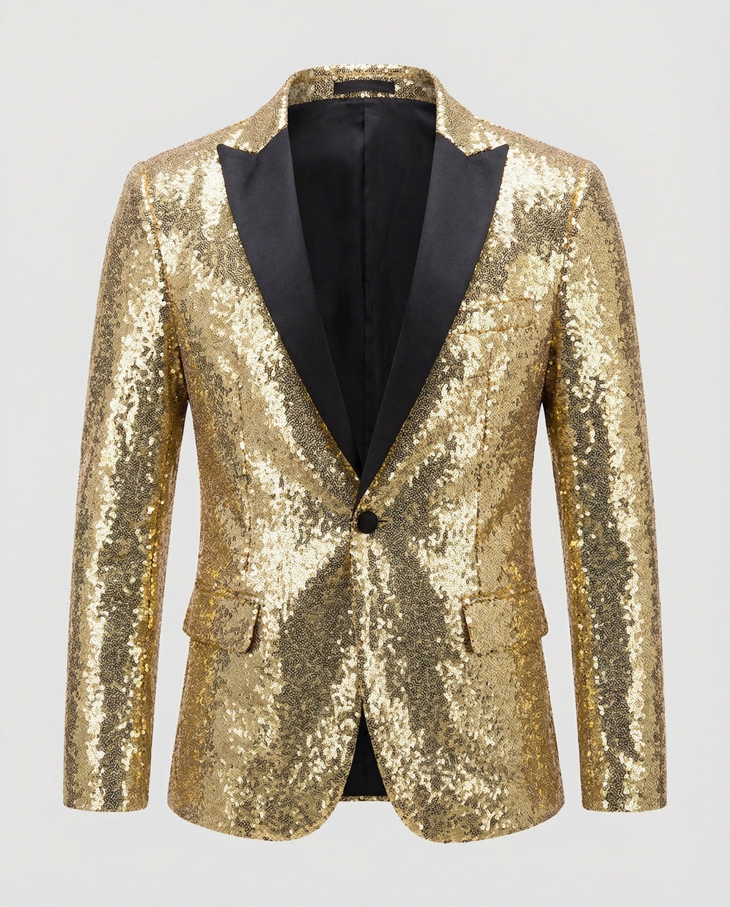 Herren Paillettenblazer Glitzer