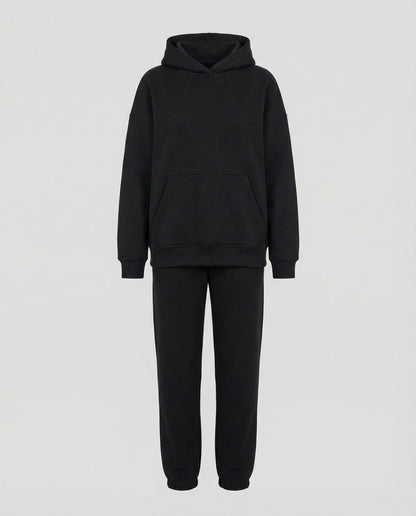 Damen Sweatanzug Hochkragen Sportlich Bequem