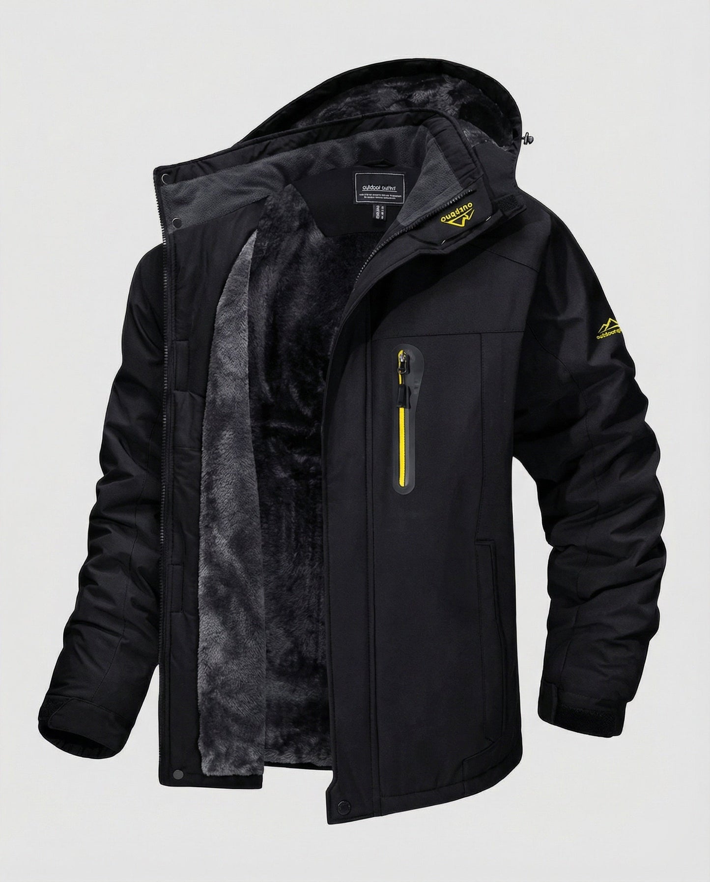 Herren Wintermantel Modern Wasserdicht