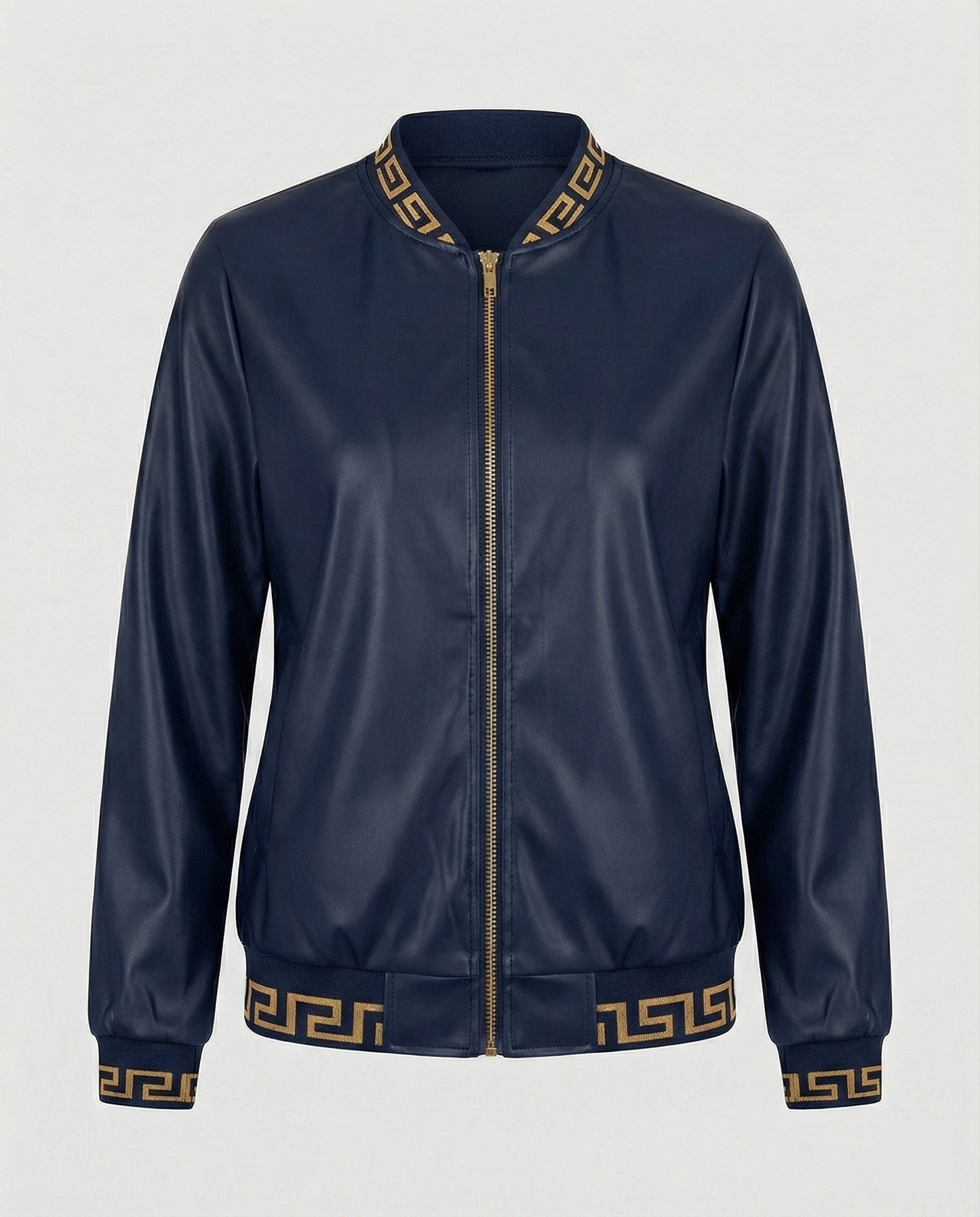 Damen Langarmjacke Geoprint Trendig