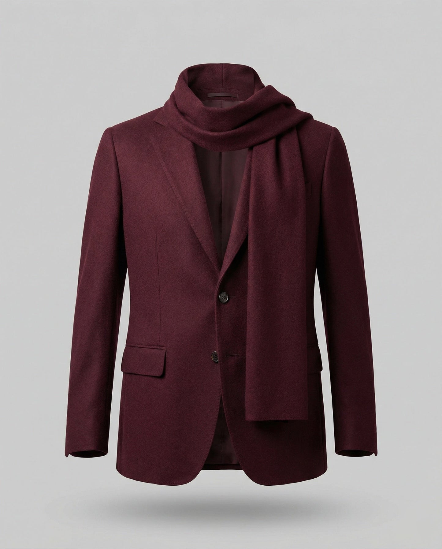 Damen Blazer Elegante Jacke Mit Schal