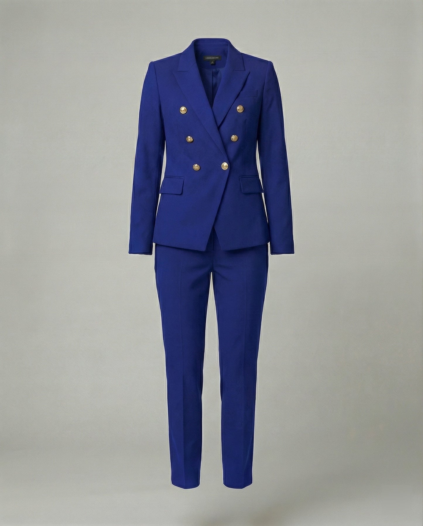 Damen Blazer Set Schick Modern Knopf