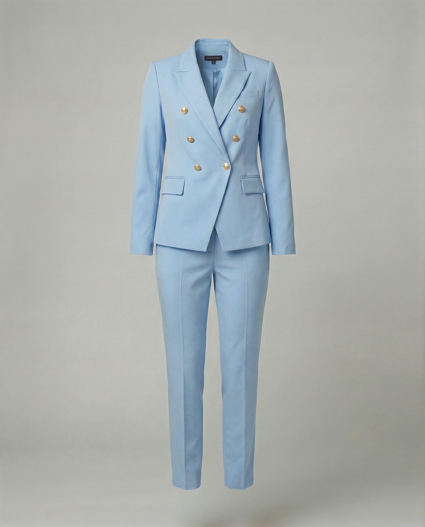 Damen Blazer Set Schick Modern Knopf