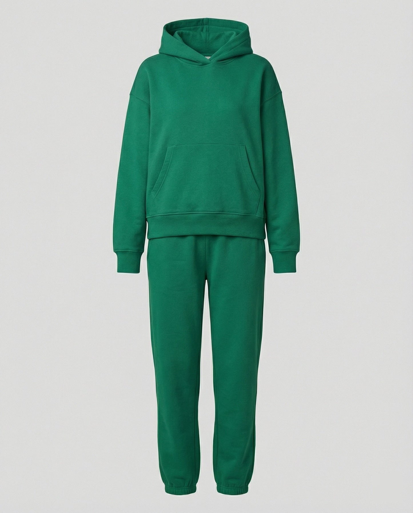 Damen Laufoutfit Kapuzenpullover Hose Set Sportlich