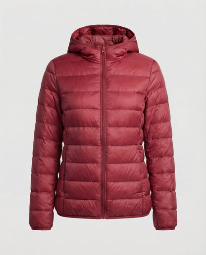 Damen Ultraleichte Wattierte Jacke Warm