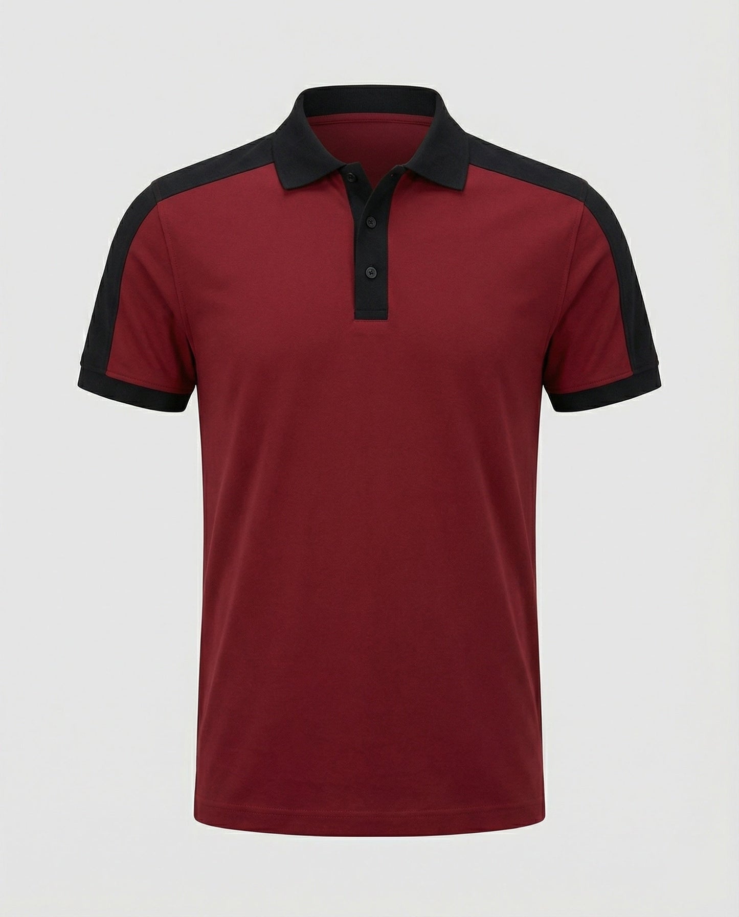 Herren Poloshirt Slimfit Kontrastkragen Modern