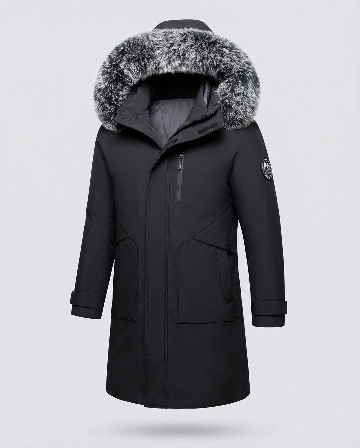 Damen Wintermantel Lang Modern