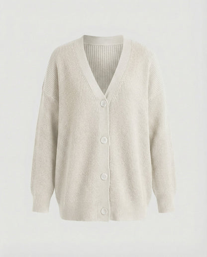 Damen Cashmere Cardigan Weich Modern
