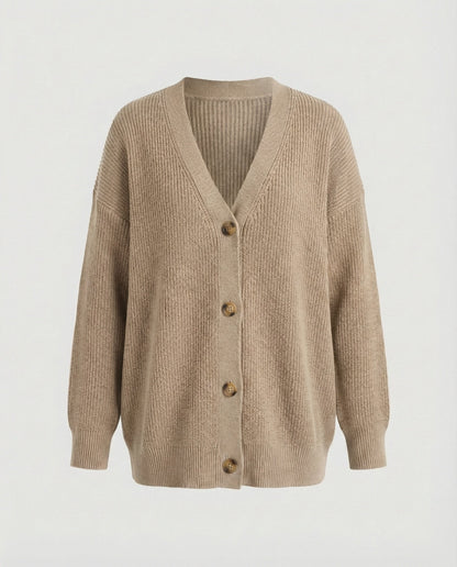 Damen Cashmere Cardigan Weich Modern