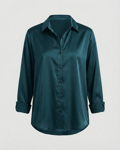 Damen Bluse Kurzarm Elegant