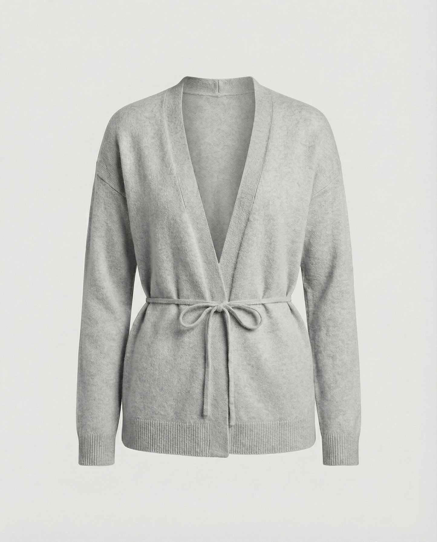 Damen Strickjacke Übergröße Mit Gürtel - Norvielle