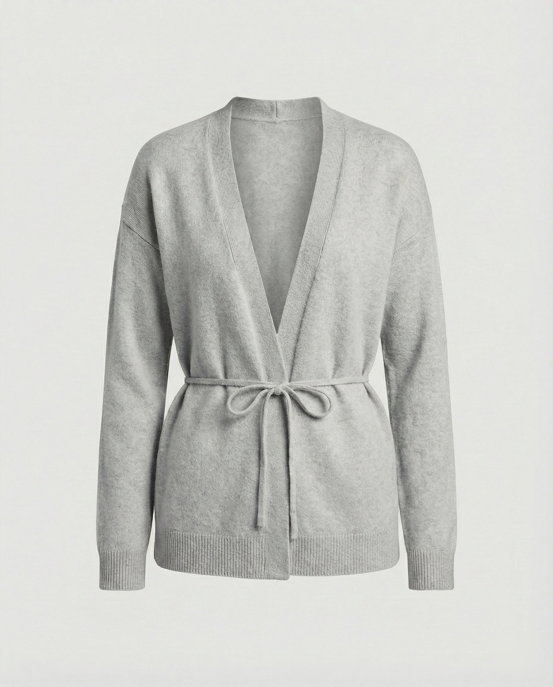 Damen Strickjacke Übergröße Mit Gürtel - Norvielle