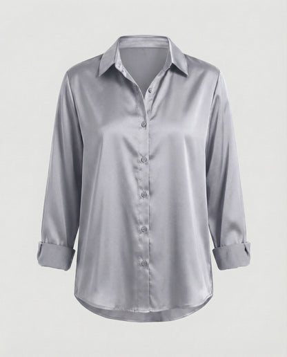 Damen Bluse Kurzarm Elegant