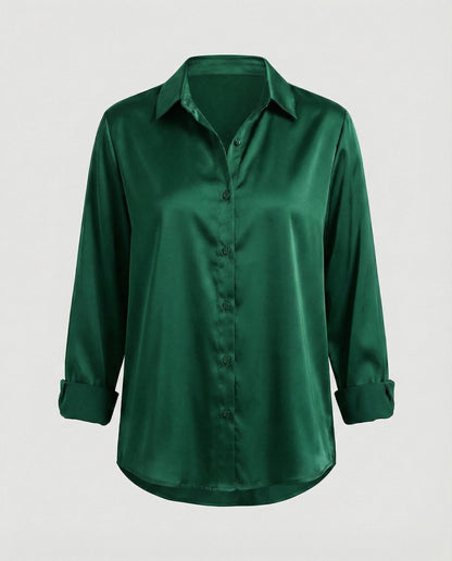 Damen Bluse Kurzarm Elegant