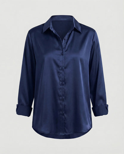 Damen Bluse Kurzarm Elegant